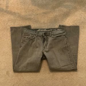 Eddie Bauer Straight Fit Men’s Gray Jeans